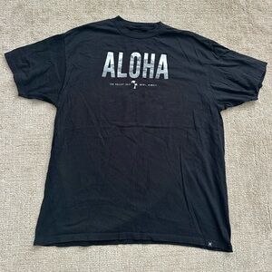 Hurley Black ALOHA Graphic Tee